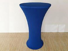 高吧桌(含藍色桌罩)
